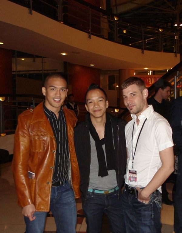 Robin Yap Young, Project Runway's Sunny Fong and Jason Milot Photo